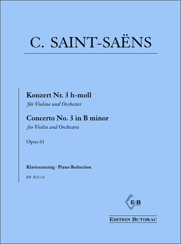 Cover - Saint-Sa&euml;ns, Concerto No. 3
